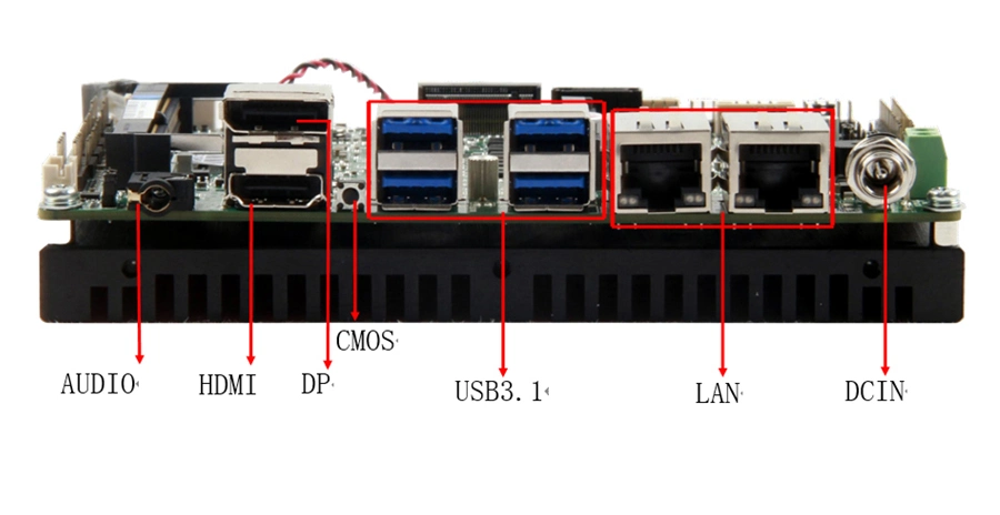 3.5 Inch 8th I3/I5/I7 Industrial PC Motherboard 6 Serial Port Support Dp / HDMI/ Lvds Display