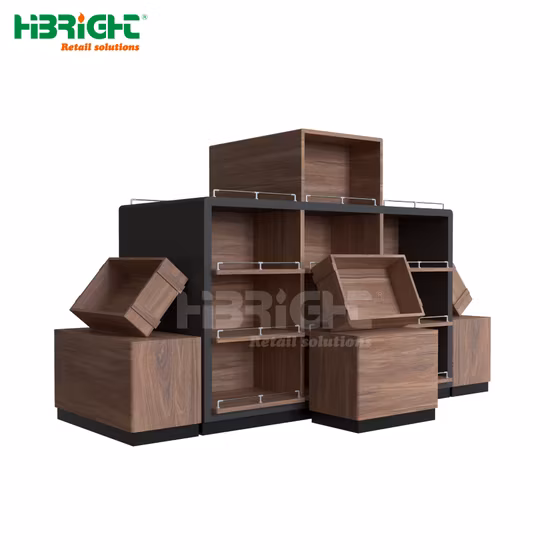 Деревянный и металлический винный стеллаж, розничный магазин, металлический стеллаж, стеллаж для хранения