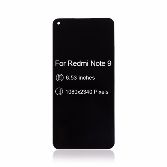 Аксессуары для мобильных телефонов ЖК-дисплей для Xiaomi Redmi Note 9 ЖК-дисплей с сенсорным экраном и планшетом
